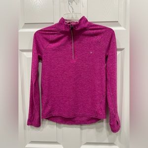 OLD NAVY ACTIVE Pink Go-Dry Girls zippered shirt. Size L (10/12)